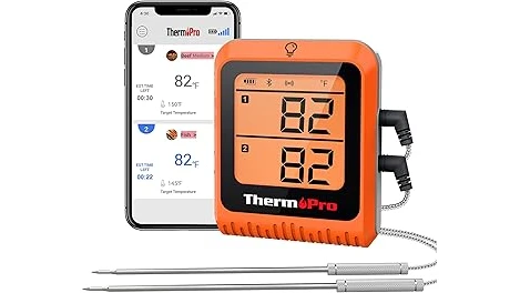 The image shows a collection of high-quality meat thermometers, perfect for BBQ competition success.