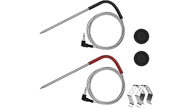 The image shows a selection of best-selling meat thermometers ideal for Pit Boss smokers.