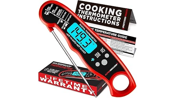 The image shows various digital meat thermometers, perfect for precise candy making.