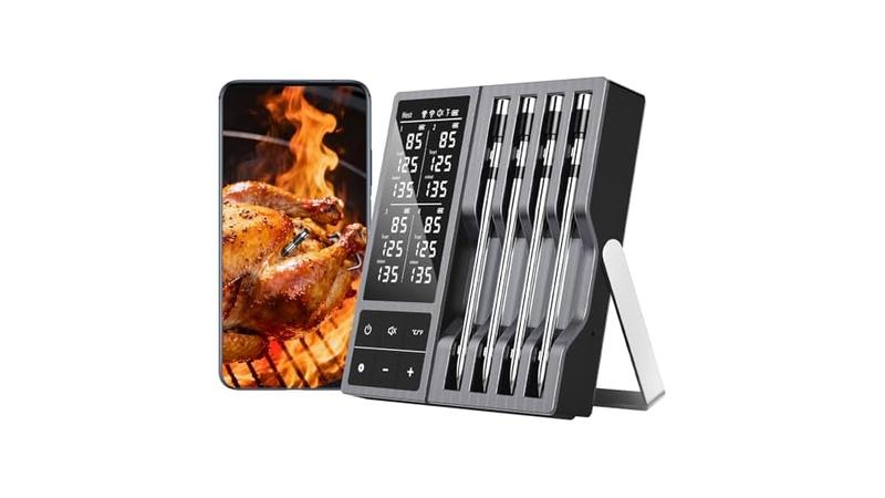 Smart Wireless Meat Thermometer 4 Probes – Honest Review