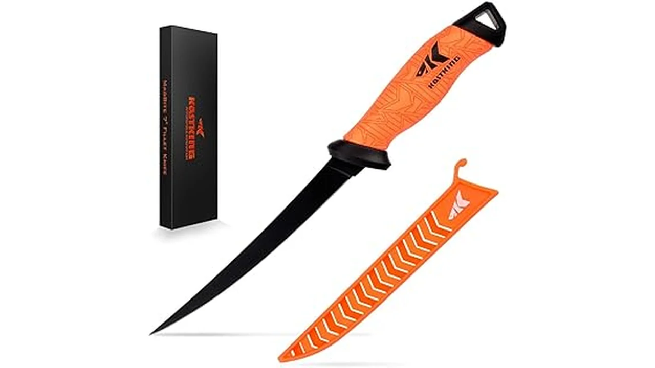 The image shows a collection of top-rated filet knives, perfect for expertly cutting meat.